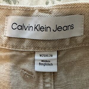 Calvin Klein Beige Denim Jeans